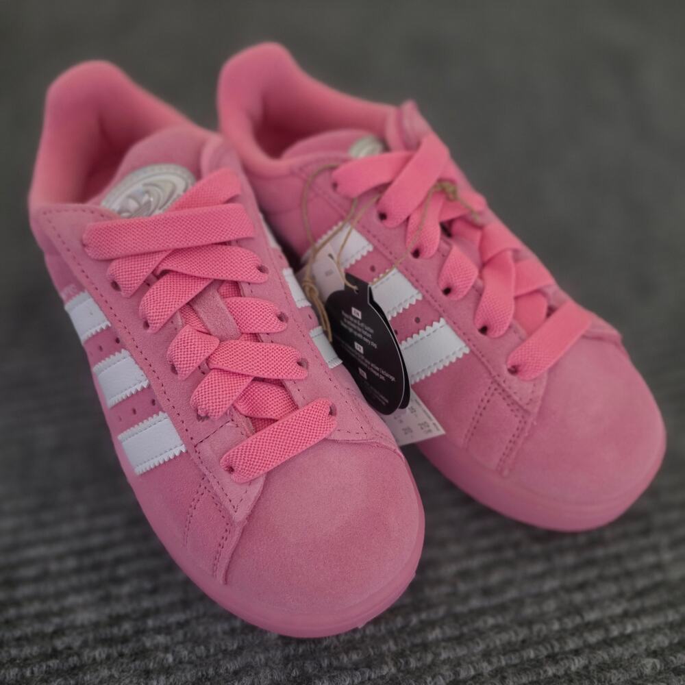 Adidas Originals Campus 00s LED Lights Kids Size 3 Bliss Pink White Sneakers NWB